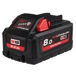 Акумулятор Li-Ion HIGH OUTPUT MILWAUKEE, M18 H8 8Аг (4932471070) 4932471070 фото