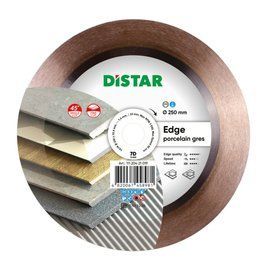 Диск алмазний відрізний Distar 7D 1A1R 250 EDGE 250x25,4 кераміка, мармур, керамограніт 11120421019 11120421019 фото