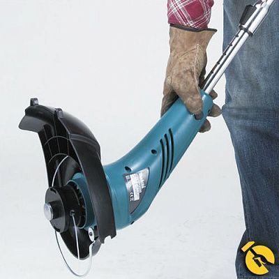 Потужний тример електричний Makita UR 3000 : 450 Вт, 9000 об/хв, ширина косіння 30см, волосінь UR3000 фото