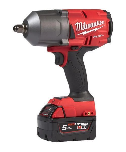 Гайковерт високомоментний MILWAUKEE 1/2" (1898 Нм) з кільцем M18 FHIWF12-502X: з АКБ 18V 2шт-5 Ah+ЗП, кейс, 2100уд/хв, 1750 об/хв 4933459696 фото