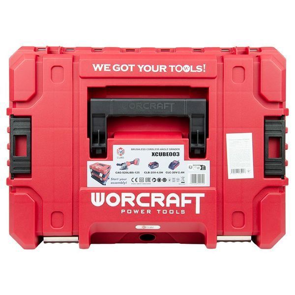 Акумуляторна безщіткова болгарка WORCRAFT XCUBE003 (13243) 13243 фото