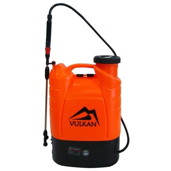Садовий обприскувач акумуляторний Vulkan HY-16L : 12 V, 8 Ah, бак 16 л, ранцевий, вага 3 кг 82347 фото