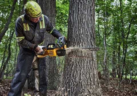 Професійна пила ланцюгова акумуляторна безщіткова DeWALT DCMCS575X1 : з АКБ 54V 3 Ah, шина 50 см, вага 5.7 кг DCMCS575X1 фото