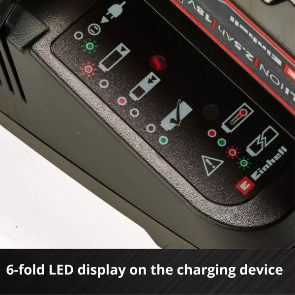 Акумулятор і зарядний пристрій 18V 5,2 Аh Starter-Kit Einhell Power-X-Change (4512147) 4512147 фото