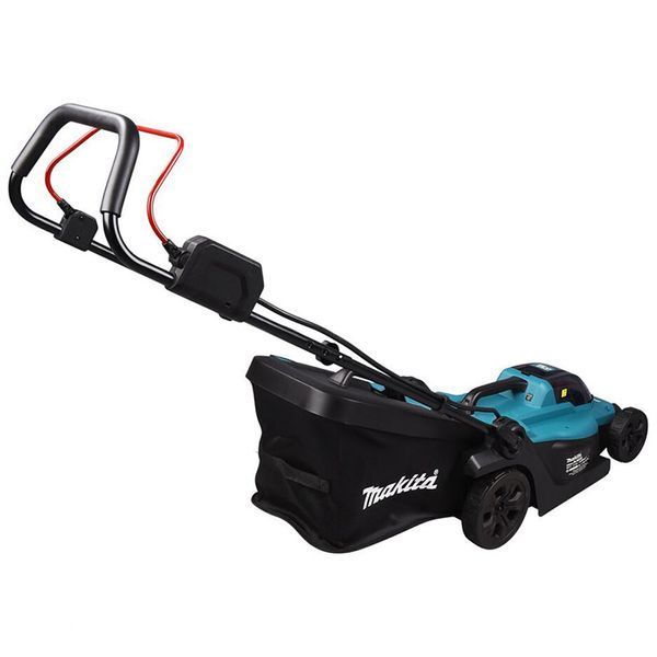 Професійна газонокосарка акумуляторна Makita DLM330SM : з АКБ 18V 4.0 Ah, ширина скош. 33 см, площа 450 м&sup2; DLM330SM фото