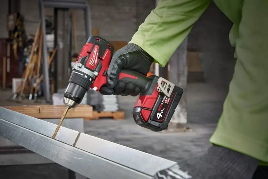 Професійна акумуляторна дриль-шурупокрут Milwaukee M18 CBLDD-0 : без АКБ, 60 Нм, 1800 об/хв, безударний (4933464316) 4933464316 фото