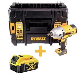 Гайковерт ударний акумуляторний безщітковий DeWALT DCF897NT (акум 5 ампер) : 18В, 950 Нм, 3/4 оригінал DCF897NT+DCB184 фото