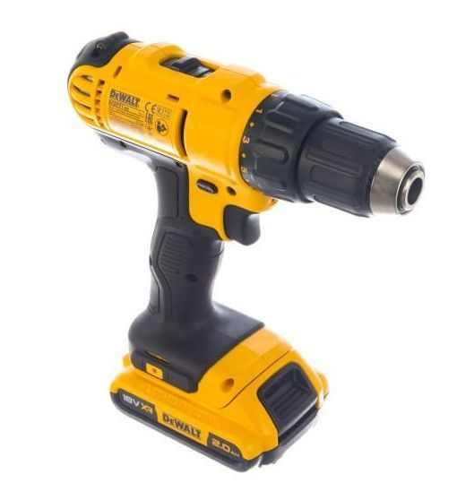 Акумуляторна дриль-шуруповерт DeWALT DCD771D2, 18В, обертаючий момент 42 Нм,2 акумулятора + зарядне + кейс DCD771D2 фото