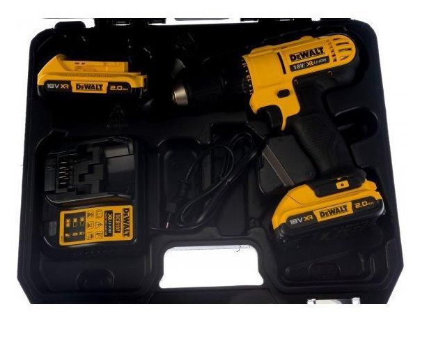 Акумуляторна дриль-шуруповерт DeWALT DCD771D2, 18В, обертаючий момент 42 Нм,2 акумулятора + зарядне + кейс DCD771D2 фото