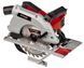 Потужна пила циркулярна Einhell TE-CS 190/1 : 1500 Вт, 6000 об/хв, глиб.різу при 90&deg;/45&deg; 66 мм / 48 мм 4331005 фото 1