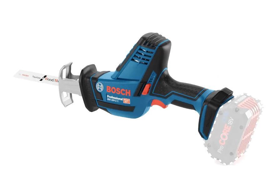 Акумуляторна шабельна пила Bosch GSA 18V-LI C (0615990M3Y) + Акб 4А/ч 18В + зарядне, 3050 ход/хв. 0615990M3Y фото