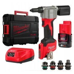 Професійний акумуляторний заклепочник MILWAUKEE M12 BPRT-201X : з АКБ 12V 2.0Ah (4933464405) 4933464405 фото