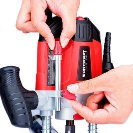 Фрезер електричний WORCRAFT ER12-6/8 (13038), хід - 55 мм, 1200 Вт, обертання 11 000 - 30 000 об/хв 13038 фото