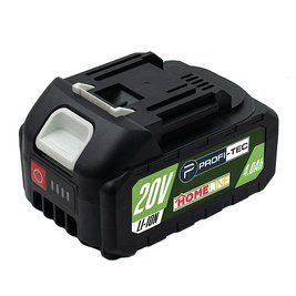 Акумуляторна батарея PROFI-TEC PT2040HL HomeLine : 20 V, 4.0 Аh, з індикатором заряду ( 005538) 005538 фото