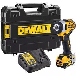 Гайковерт ударний акумуляторний безщітковий DeWALT DCF901P1 (акум 5 ампер) : 12В, 338 Нм, 1/2 оригінал кейс DCF901P1 фото