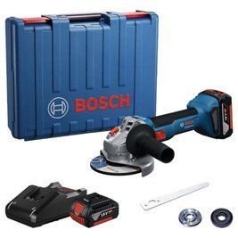 Професійна кутова шліфмашина акумуляторна Bosch GWS 18V-8 : з АКБ 18V 4Ah (06019N9021) 06019N9021 фото