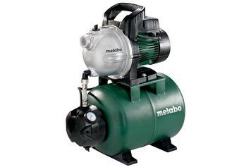 Побутова насосна станція Metabo HWW 3300/25 G : 4.5 бар, 900 Вт, 3300 л/год0.,висота подачі 45 м, 24 л, 600968000 600968000 фото