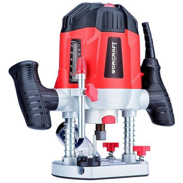 Фрезер електричний WORCRAFT ER12-6/8 (13038), хід - 55 мм, 1200 Вт, обертання 11 000 - 30 000 об/хв 13038 фото