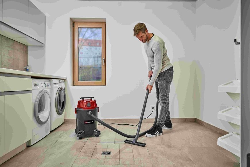 Потужний пилосос будівельний Einhell TC-VC 1825 A : 1250 Вт, 180 мБар, 25л (2342485) 2342485 фото