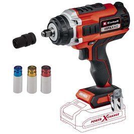 Ударний акумуляторний безщітковий гайковерт Einhell IMPAXXO 18/450 - Solo : 18V, 400 Нм (без акума і зарядки) 4510070 фото