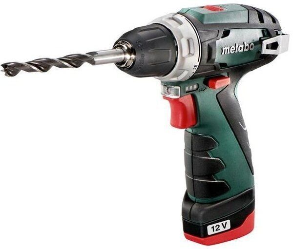 Акумуляторний шурупокрут Metabo PowerMaxx BS BL, 12 V / 2.0 Ah 601721500 фото