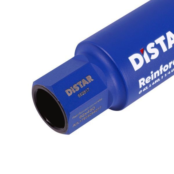 Професійне свердло алмазне Distar DDS-W 62x450x1 1/4 UNC Reinforced concrete (17903094077) 17903094077 фото