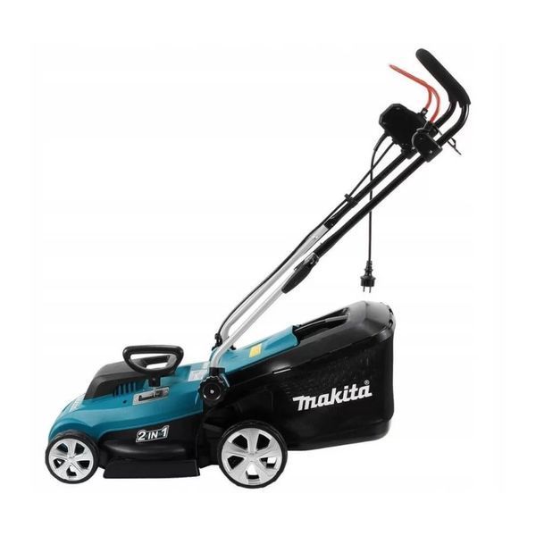 Професійна електрична газонокосарка Makita ELM3320 : 1200 Вт, 3400 об/хв, висота скошування 20/40/55 мм ELM3320 фото