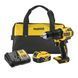 Дриль-шурупокрут акумуляторний безщітковий ударний DeWALT DCD709M1 : з АКБ 18V 4,0 Ah, 65 Нм, 1650 об/хв, 28050 уд/хв, вага 1.2кг DCD709M1 фото 1