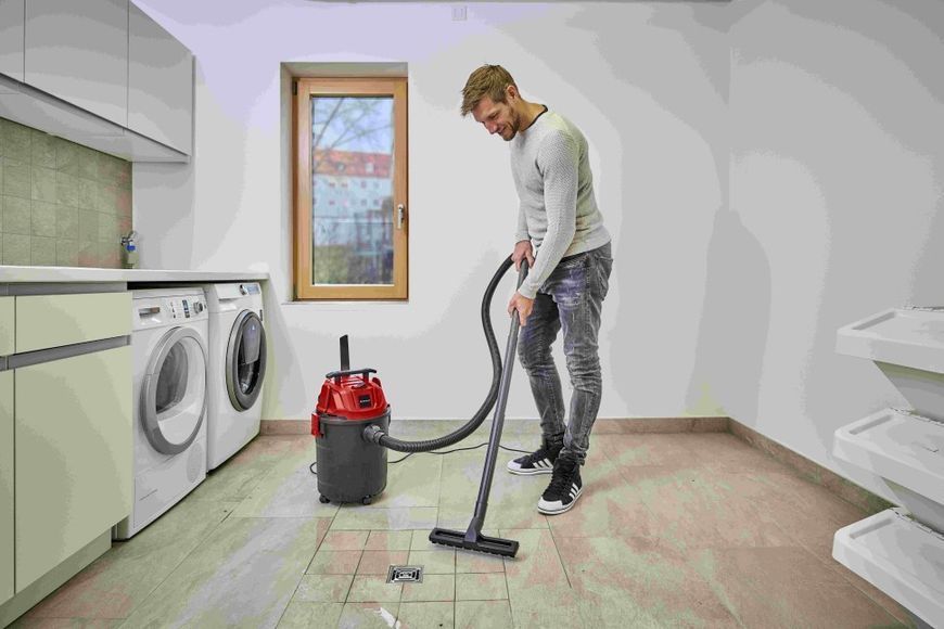 Потужний пилосос будівельний Einhell TC-VC 1820 : 1250 Вт, 180 мБар, 20л (2342480) 2342480 фото