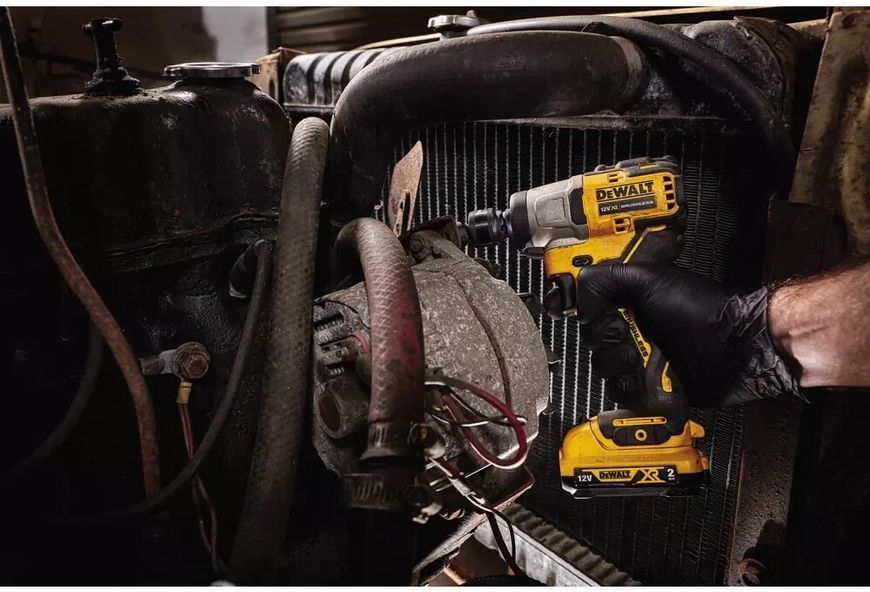 Гайковерт ударний акумуляторний безщітковий DeWALT DCF902D2 (акум 2 ампера 2шт і зарядка) : 12В, 168 Нм, 3/8 оригінал кейс DCF902D2 фото