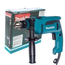 Професійна дриль електрична ударна (електродриль) MAKITA HP 1640 : 680 Вт, 1.5-13 мм сверло, 2 кг HP1640 фото