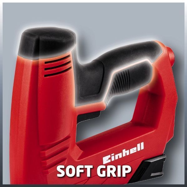 Степлер електричний (цвяхозабивний) електростеплер Einhell TC-EN 20 E : скоба 6-14 скобозабивний пістолет (4257890) 4257890 фото