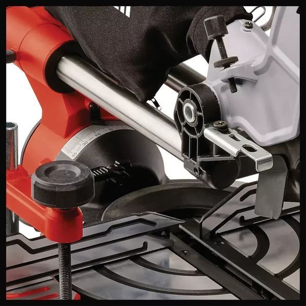 Потужна торцювальна пила з протяжкою та лазером Einhell TE-SM 8 L Dual : диск 216 мм, 1800Вт, 5000 об/хв 4300866 фото