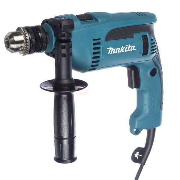 Професійна дриль електрична ударна (електродриль) MAKITA HP 1640 : 680 Вт, 1.5-13 мм сверло, 2 кг HP1640 фото