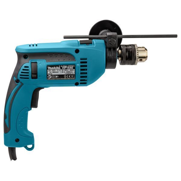 Професійна дриль електрична ударна (електродриль) MAKITA HP 1640 : 680 Вт, 1.5-13 мм сверло, 2 кг HP1640 фото