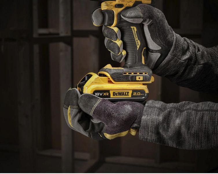 Дриль-шурупокрут акумуляторний безщітковий ударний 100 YEARS DeWALT DCD100YD2T : з АКБ 2шт-18V 2.0 Ah DCD100YD2T фото