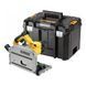 Професійна ручна заглибна дискова пила DeWALT DWS520KT : 1300 Вт, 165мм, 59мм глибини погружна циркулярка в кейсі DWS520KT фото 1