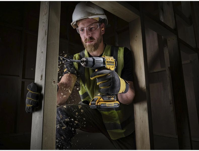 Дриль-шурупокрут акумуляторний безщітковий ударний 100 YEARS DeWALT DCD100YD2T : з АКБ 2шт-18V 2.0 Ah DCD100YD2T фото