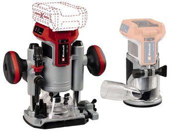 Акумуляторний безщітковий фрезер/фрезер окантовочний Einhell TP-RO 18 Set Li BL - Solo : (без АКБ та з/п) 4350410 фото