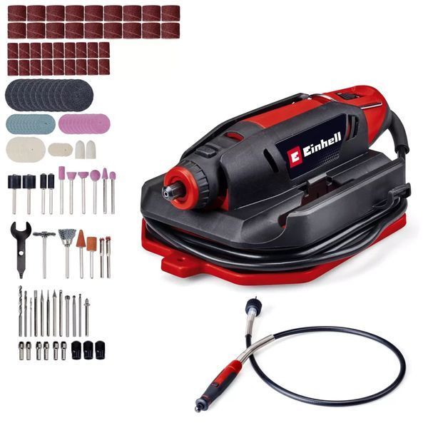 Гравер електричний (бормашина) з гнучким валом Einhell TC-MT 150 E : 150 Вт (4419380) 4419380 фото