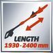 Якісний кущоріз телескопічний Einhell GC-HH 5047 : 500 Вт, довжина шини/ножа 58,5 см / 47 см, 3403200 3403200 фото 5