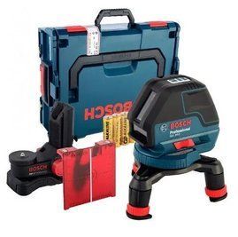Професійний лазерний нівелір Bosch GLL 3-50 + BM1 + L-BOXX (0601063802) : 4 батареї 1,5 В LR6, вага 0.94 кг, кейс 0601063802 фото