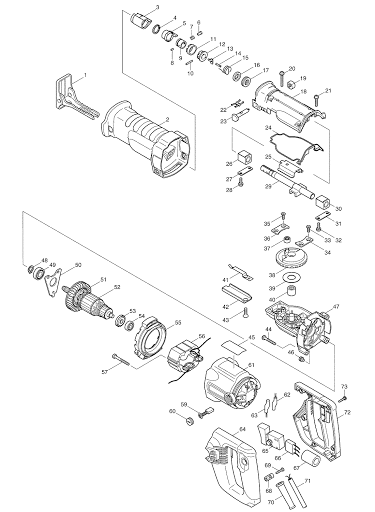Шабельна пила (ножівка) MAKITA JR3050T 1567 фото