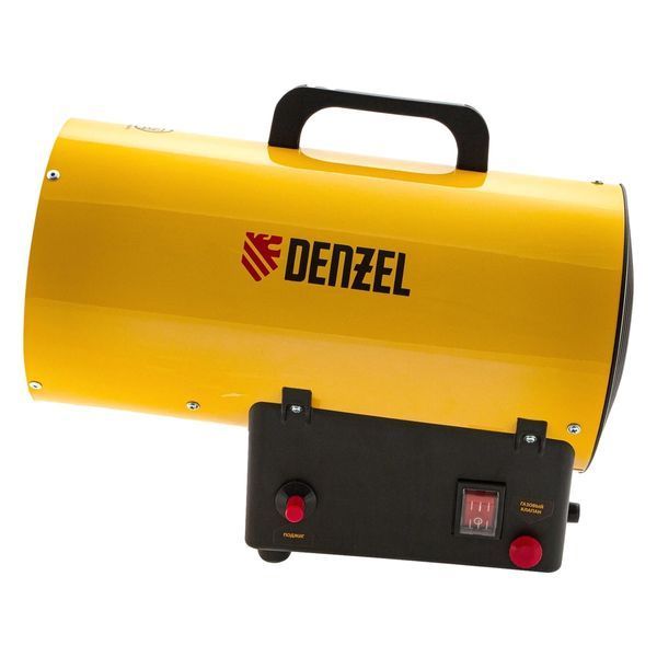 Газова теплова гармата прямого нагріву DENZEL GHG-10 : 100 м2, 10 кВт, 300 м3/ч, пропан-бутан 96476 фото