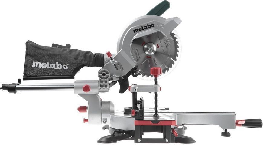 Ручна торцювальна пила з протяжкою по дереву Metabo KGS 216 M : 1500 Вт, глибина різу 65мм, круг 216 мм (619260000) 619260000 фото