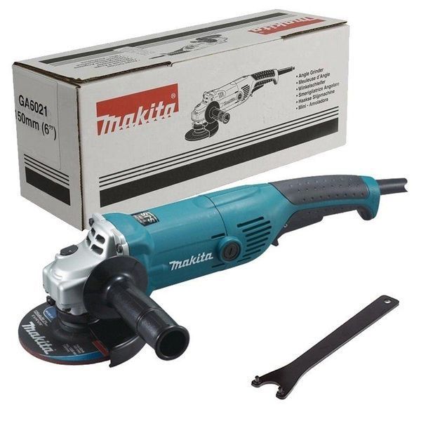 Болгарка Makita GA 6021: 2.8 кг, 1050 Вт, 10000 об/хв., диск до 150 мм GA 6021 фото