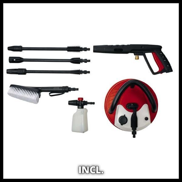 Потужна мийка високого тиску Einhell TE-HP 170 : 2300 Вт, тиск в системі макс. 170 бар, 440 л/год 4140770 фото