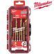 Набір свердл по металу HSS-G TiN 3.0-10.0мм MILWAUKEE RedHex 4932493865 (10шт./хвостовики Hex 1/4") 4932493865 фото 1