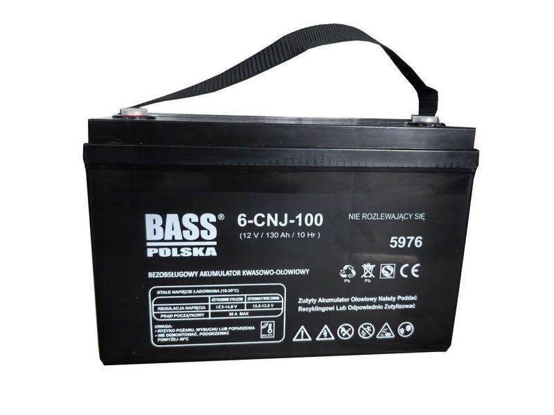 Сонячний фотоелектричний інвертор OFF-GRID PWM3KW50A PWM 3 KW + WiFi + акумулятор Bass Polska AGM BP-5976 (х2) KPWM3KW50A фото