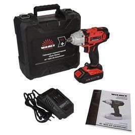 Гайкокрут акумуляторний Vitals Master AT 1825 Kit SmartLine+ (250 Hm, АКБ 1шт-2 Аг) 184448 фото